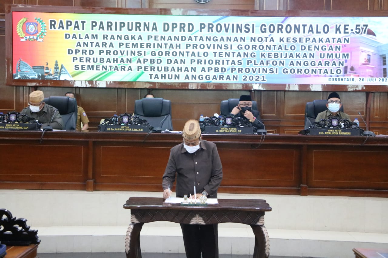 DPRD: APBD Perubahan Gorontalo 2021 Masih Fokus pada Dampak Covid-19