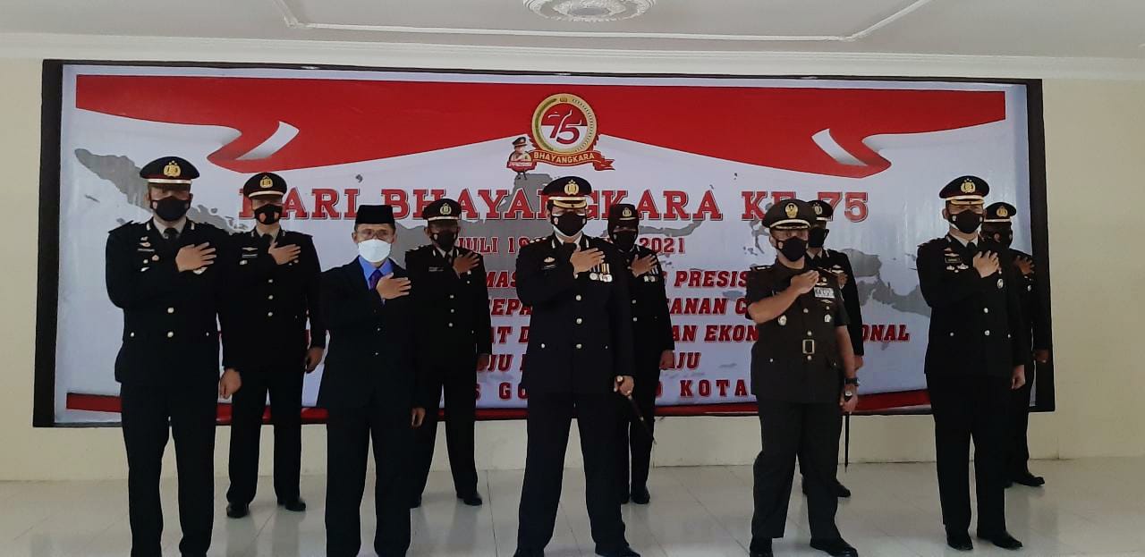 HUT Bhayangkara ke-75, Pemkot Gorontalo Apresiasi Kinerja Polri Tangani Covid-19
