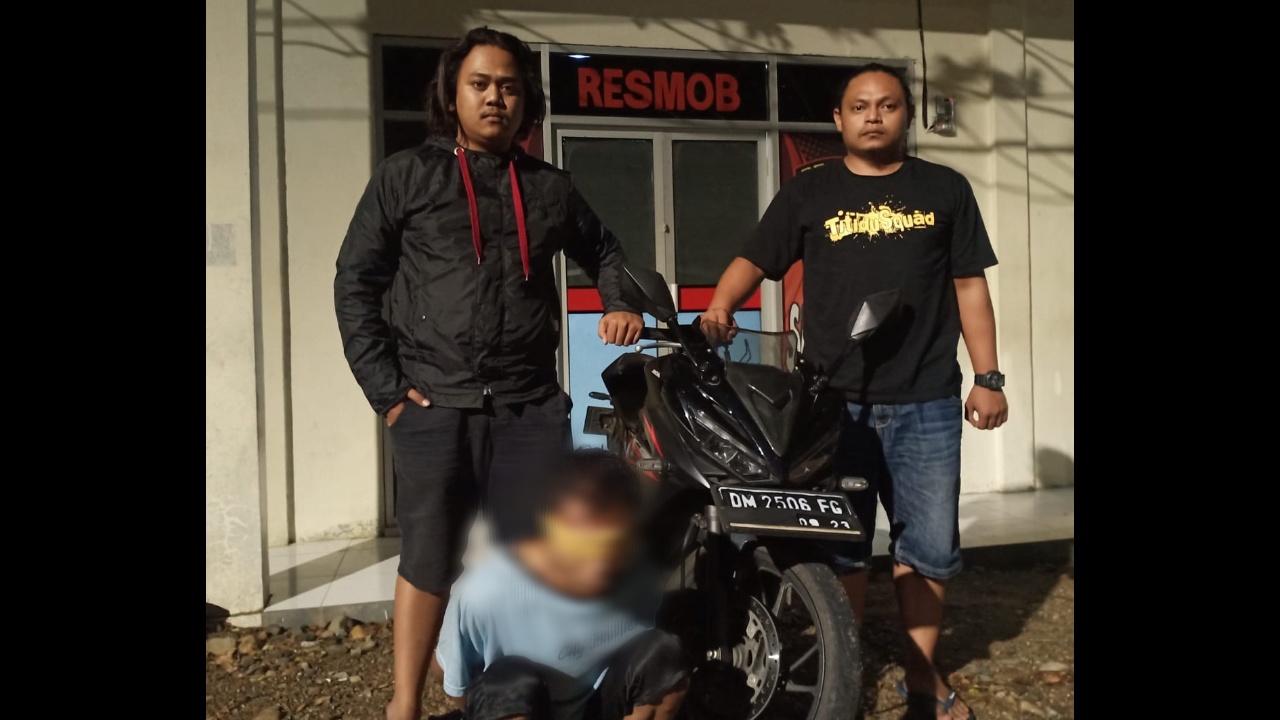 Polres Gorontalo Utara Bekuk Pelaku Pencurian Sepeda Motor