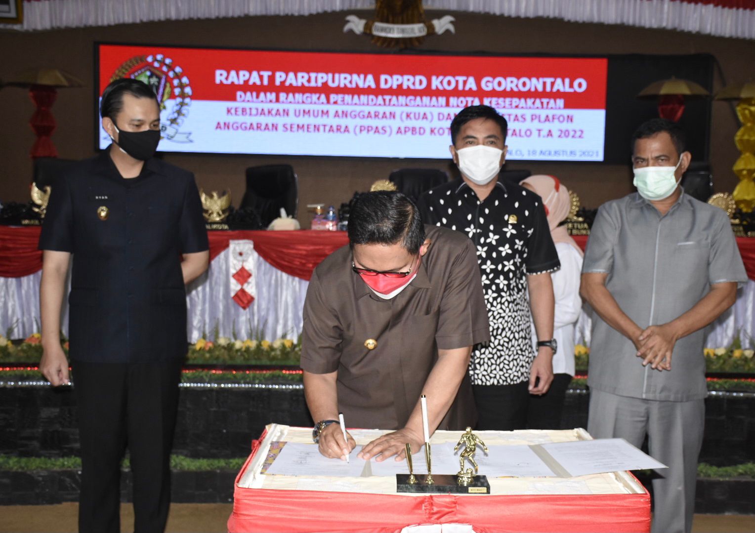 Pemkot Gorontalo Pastikan Refocusing APBD 2021 untuk Tangani Covid-19