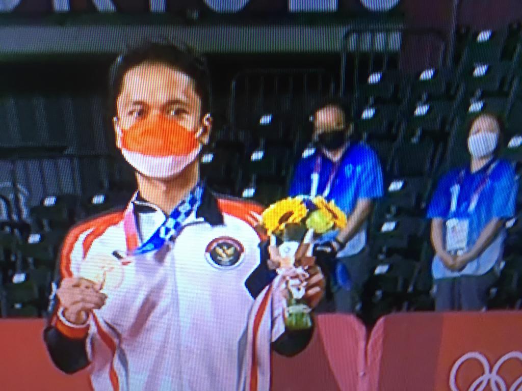 Main Sabar, Ginting Akhirnya Dapat Medali Perunggu Olimpiade Tokyo