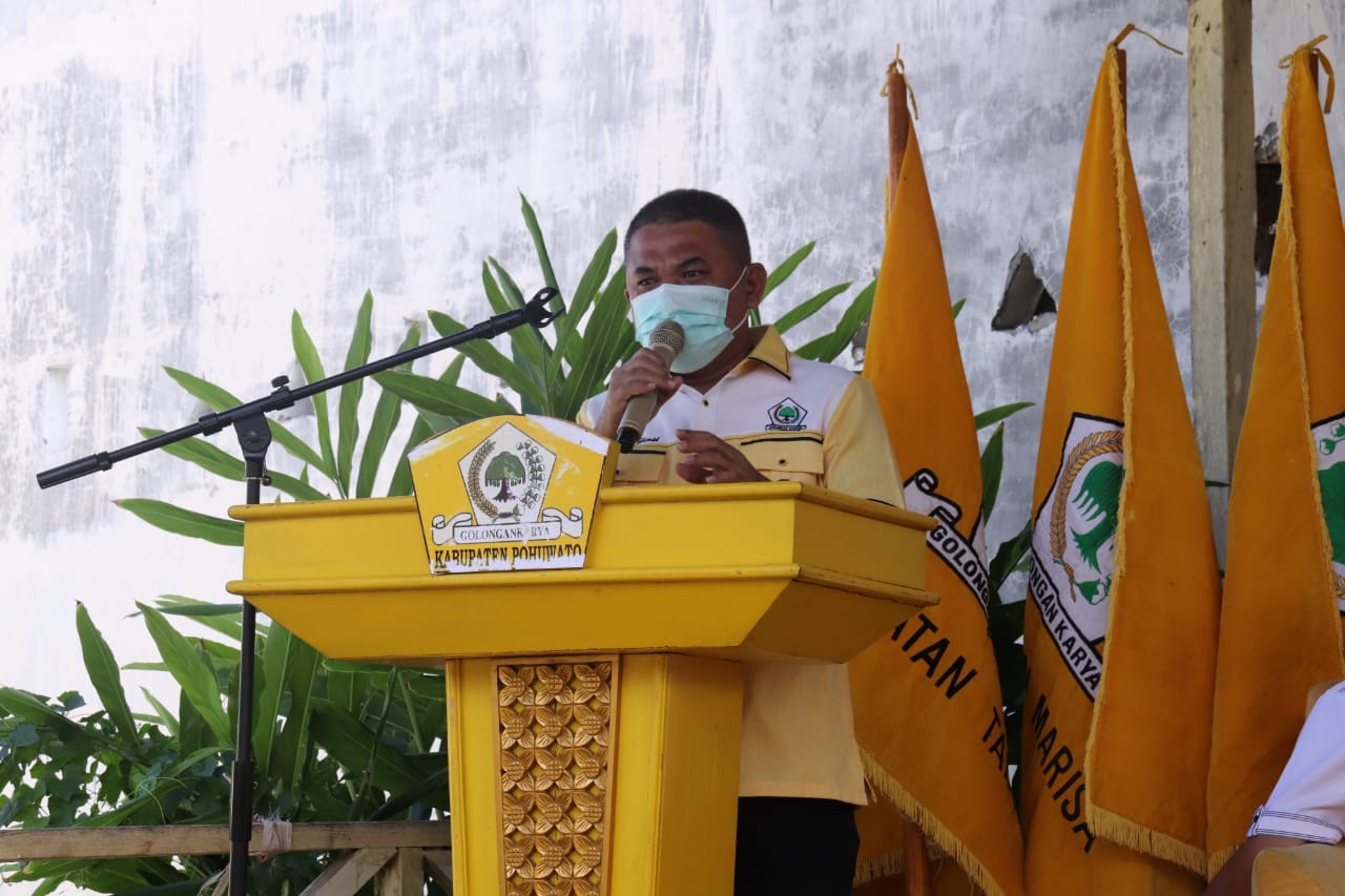 Golkar Partai Pertama Canangkan Vaksinasi di Kabupaten Pohuwato