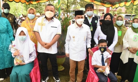 Pemkab Gorontalo Targetkan 80 Persen Siswa Divaksinasi Jelang PTM