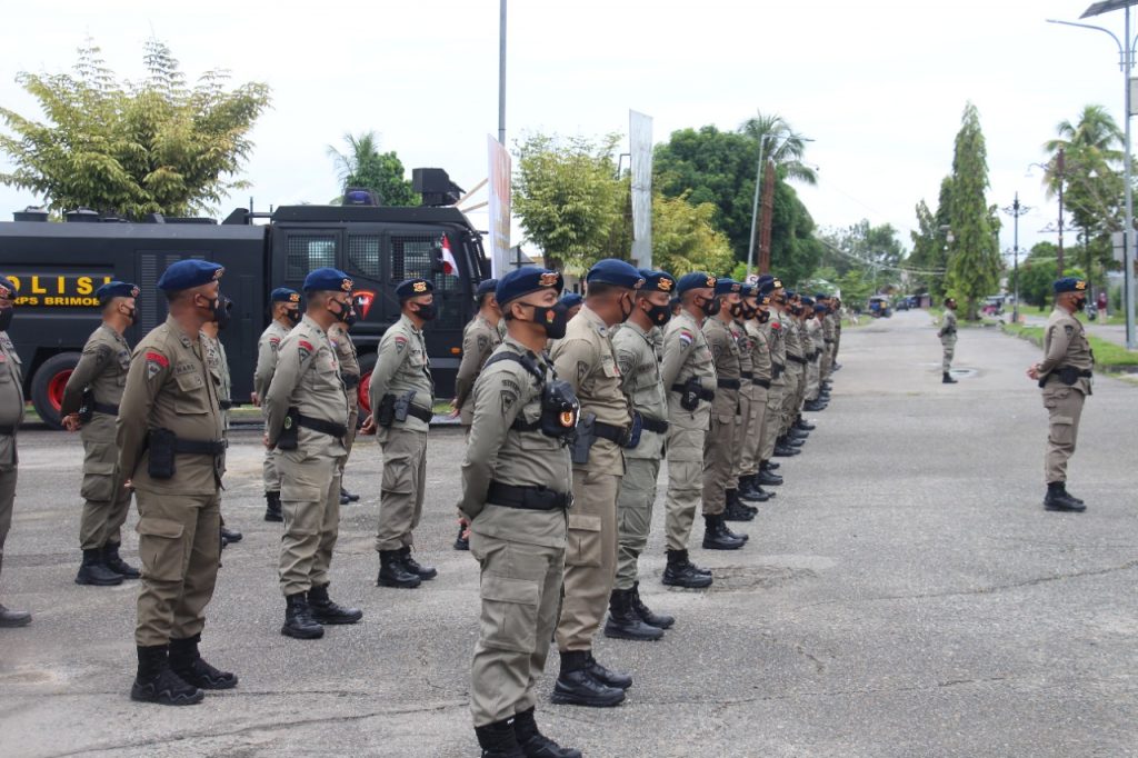 Kapolda Gorontalo lepas 101 Personil Bantu pengamanan PON Papua