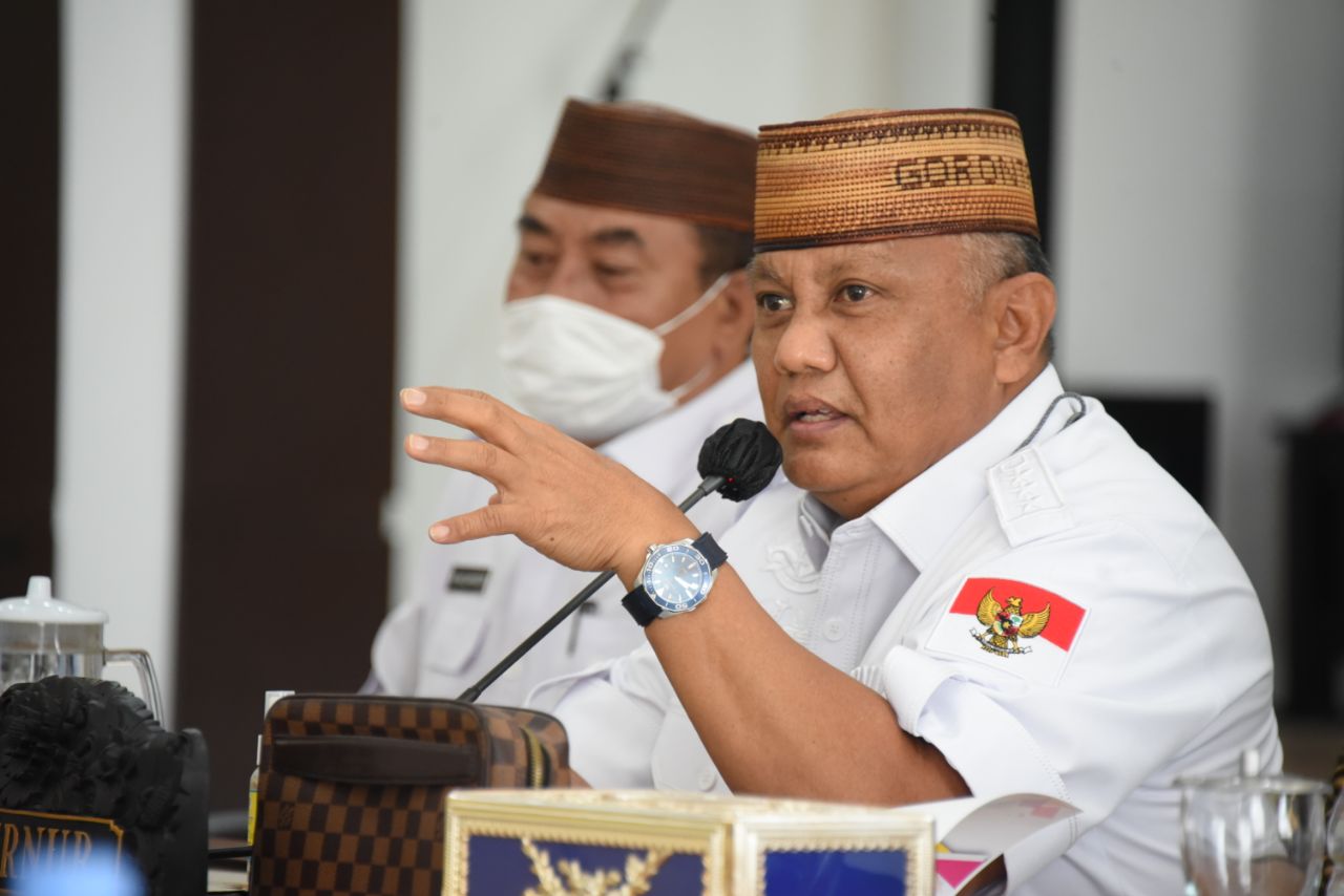Gubernur berharap Bank Penyalur Bansos di Gorontalo Jangan Persulit Penerima