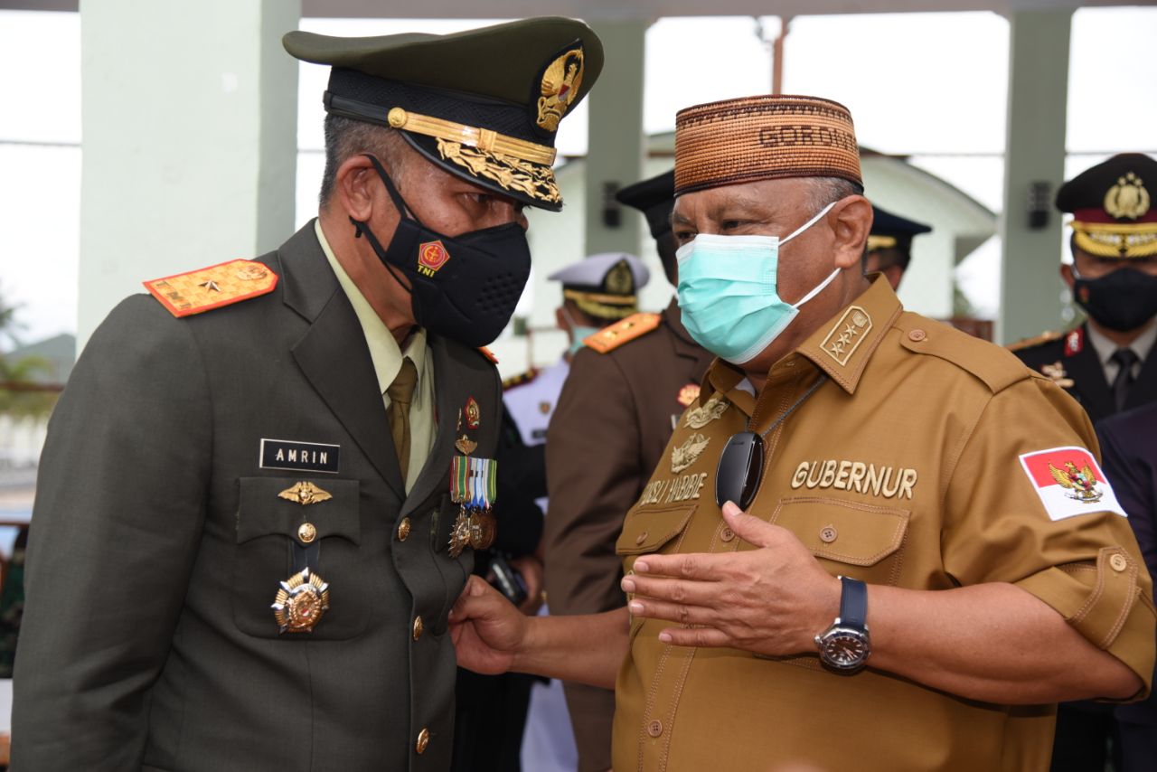 Gubernur Gorontalo ungkap harapannya saat Peringatan HUT ke-76 TNI