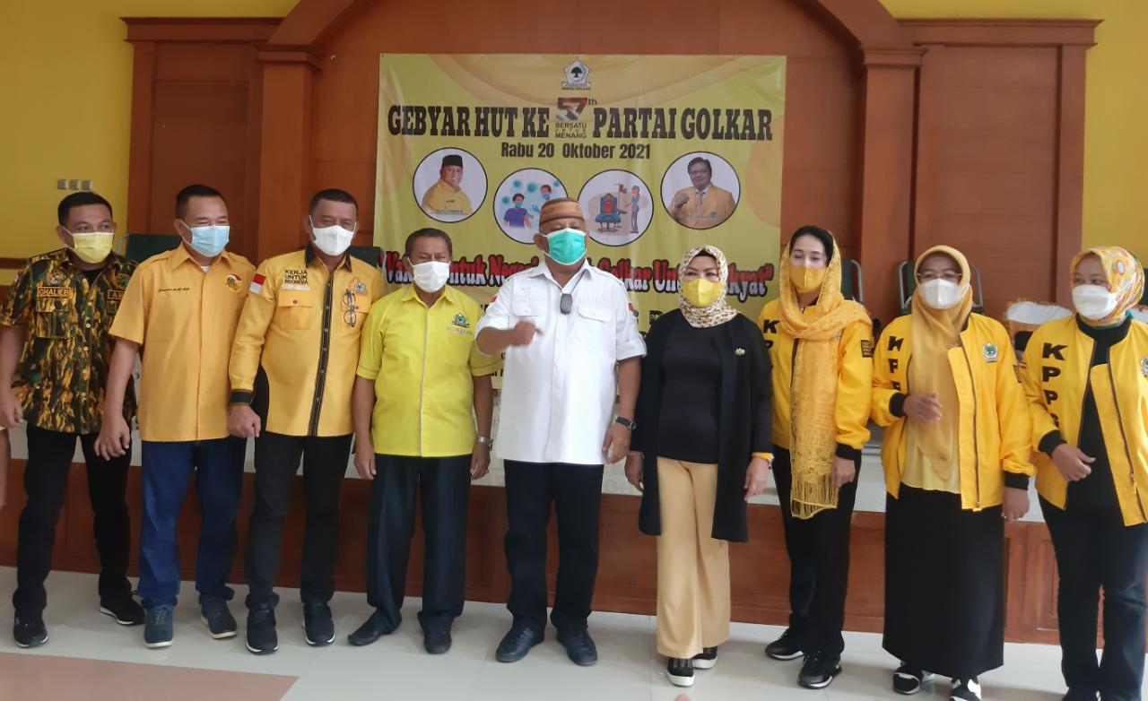 Peringati HUT-57, DPD I Partai Golkar Provinsi Gorontalo Gelar Aksi Sosial