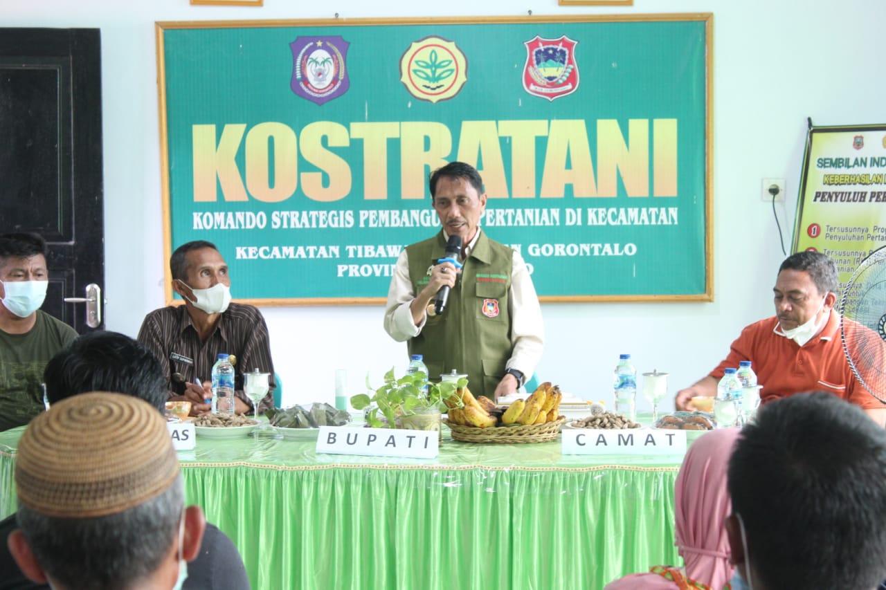 Bupati Gorontalo berharap BPP mendorong Peningkatan Produksi Pertanian