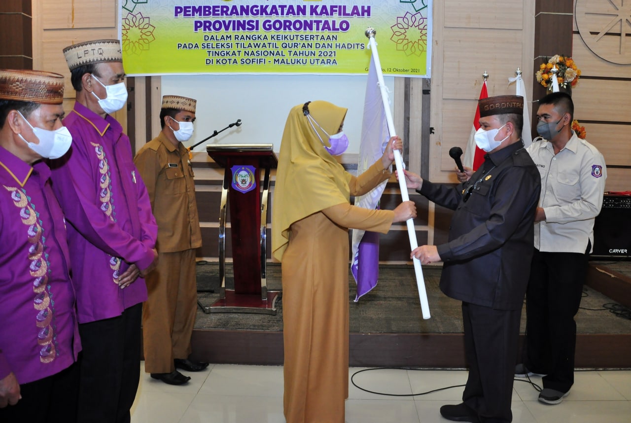 Idris Rahim Lepas 11 Kafilah STQH Provinsi Gorontalo