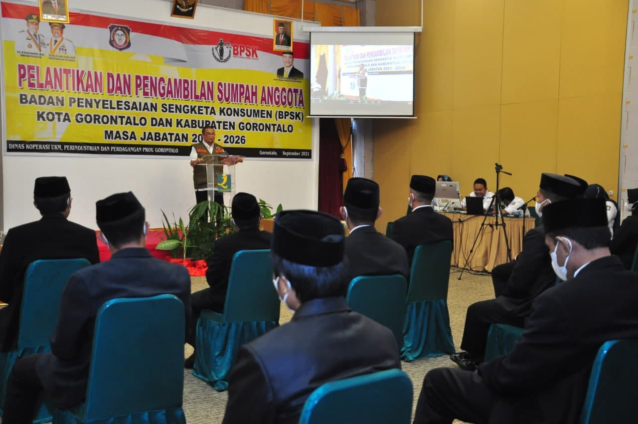 Idris Rahim Lantik BPSK Kota dan Kabupaten Gorontalo