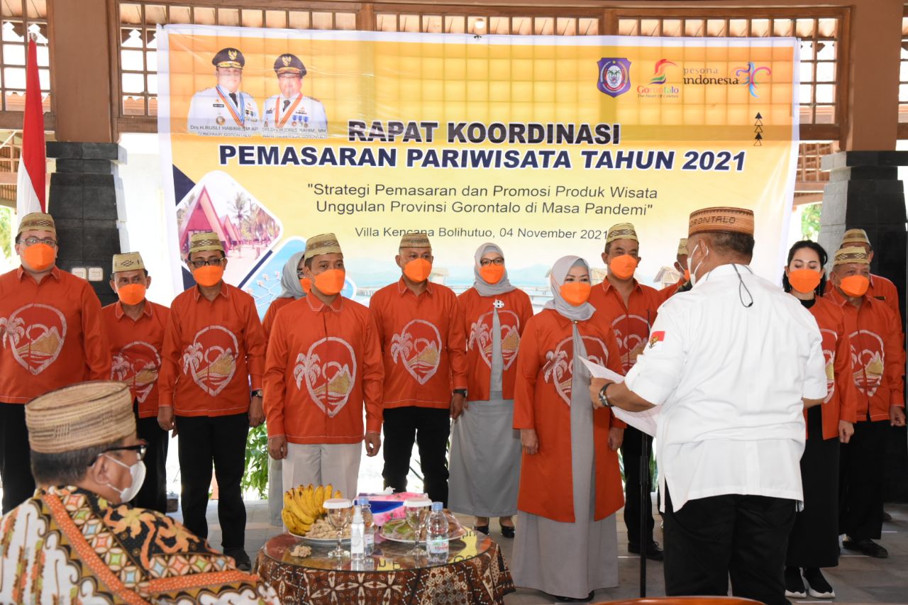 Gubernur Lantik Pengurus Badan Promosi Pariwisata Daerah Gorontalo