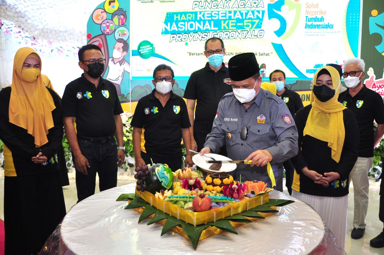 Pemerintah Provinsi Gorontalo Gelar Puncak Peringatan Hari Kesehatan Nasional