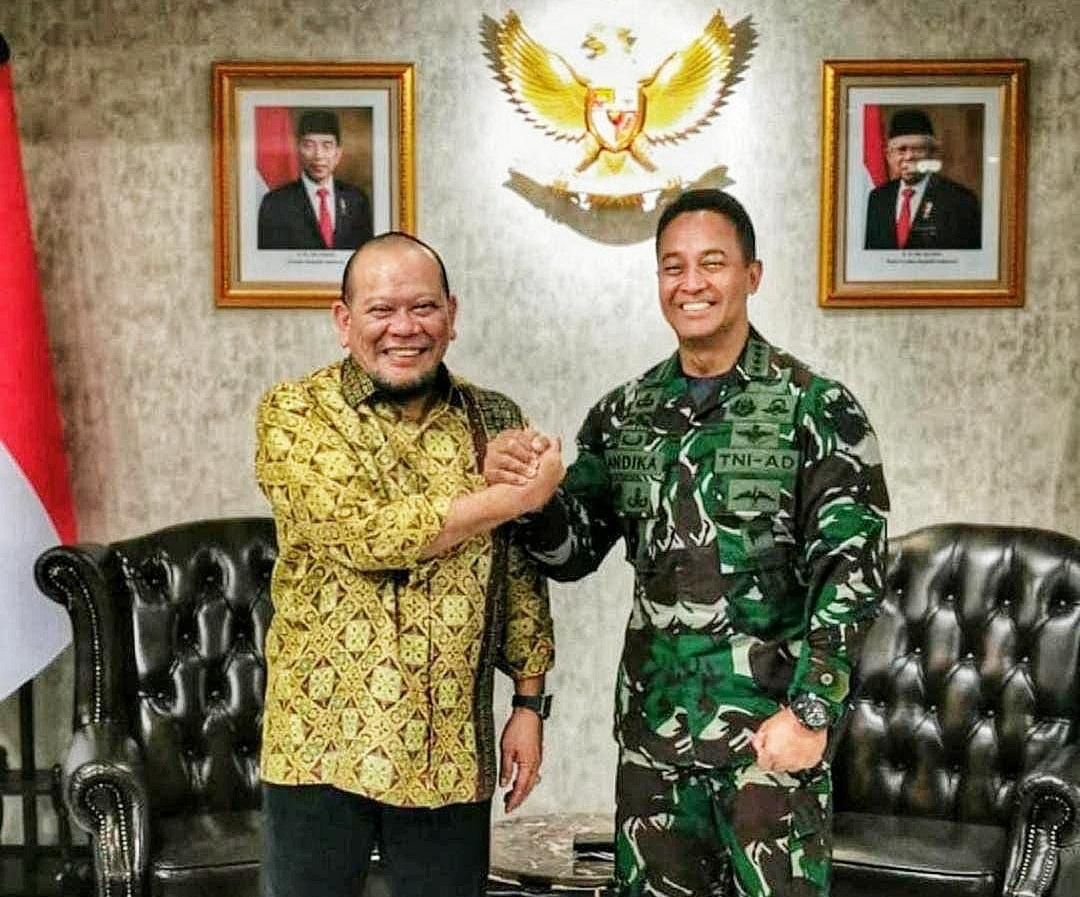 Kepada Panglima Baru, Ketua DPD RI Berharap TNI Semakin Profesional Dan Diperhitungkan