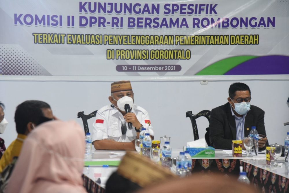 Komisi II DPR RI Terskesan Dengan Semangat Masyarakat Perjuangkan CDOB Provinsi Gorontalo