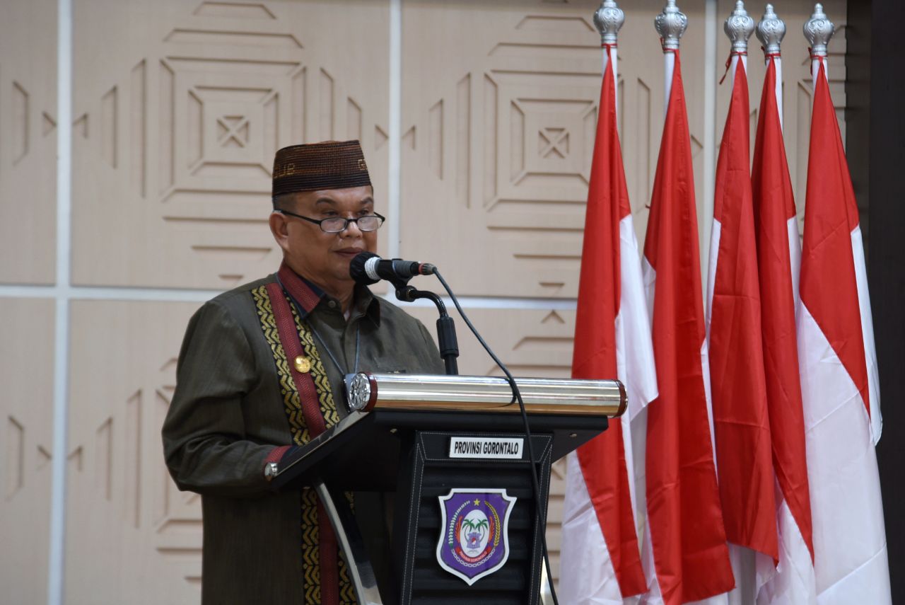 Wakil Gubernur Gorontalo Serahkan DIPA dan TKDD Tahun Anggaran 2022