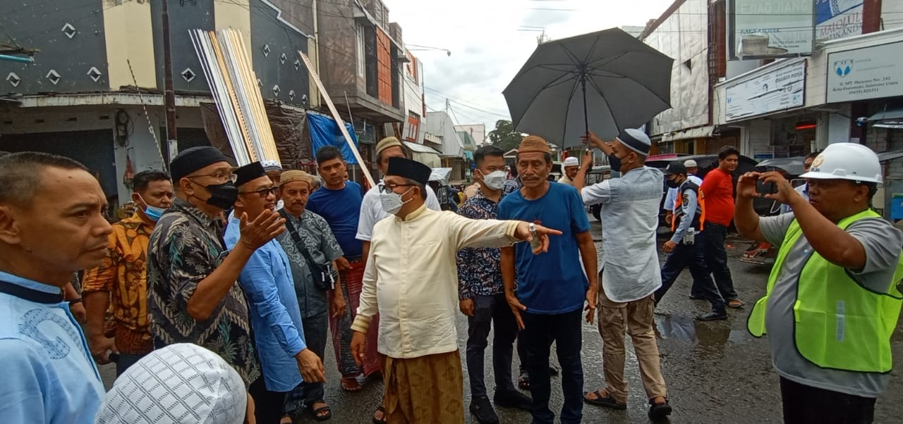 Wali Kota Gorontalo Harap Penataan Pertokoan Kawasan Pasar Tua Harus Tepat Waktu dan Mutu