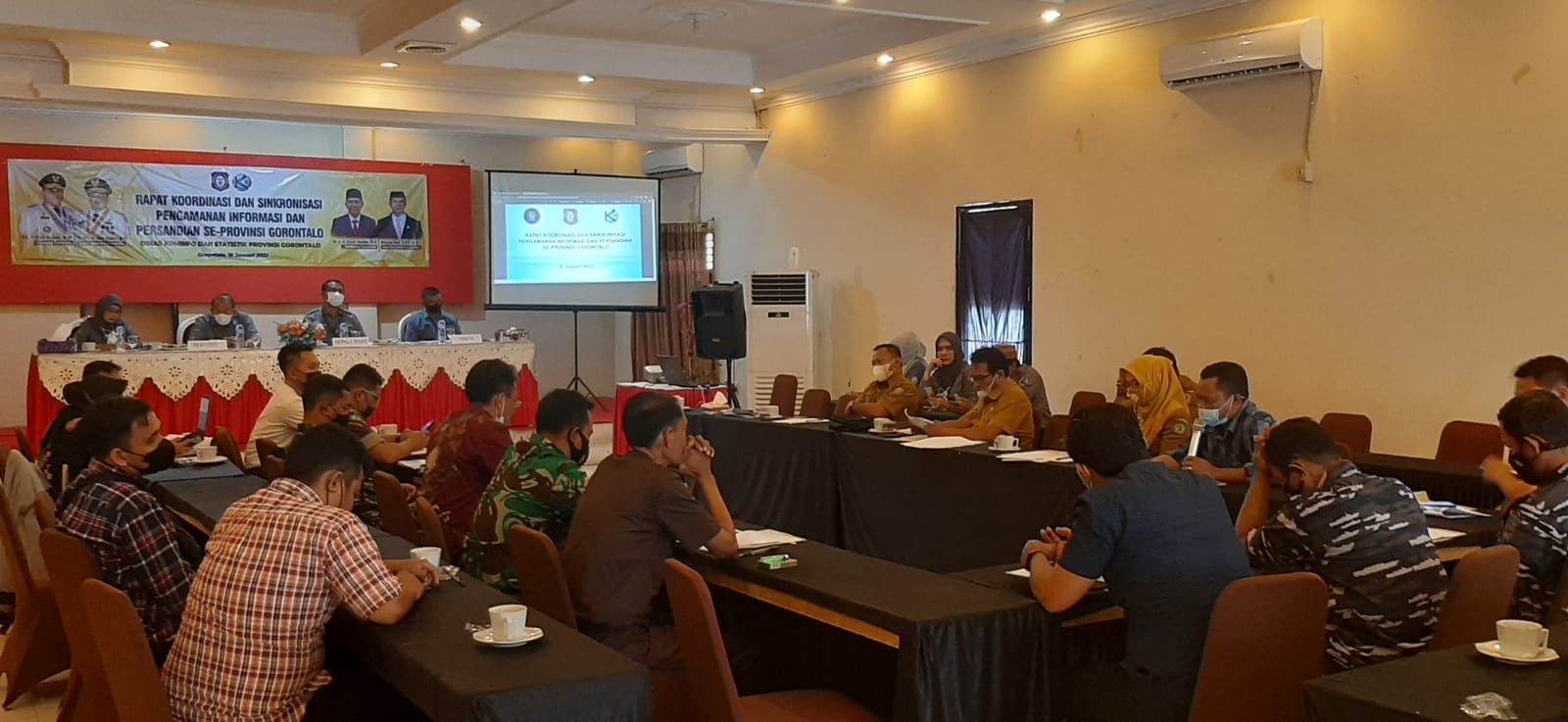 Diskominfotik Gelar Rakor Sinkronisasi Pengamanan Informasi se Provinsi Gorontalo