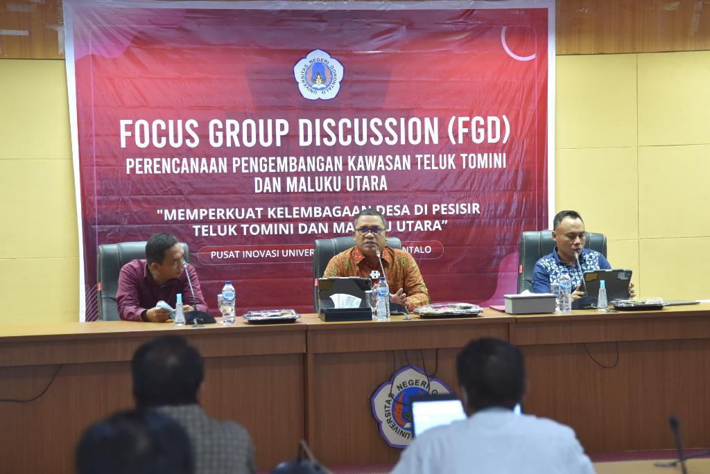 UNG Gelar FGD terkait Pengembangan kawasan Teluk Tomini – Maluku Utara