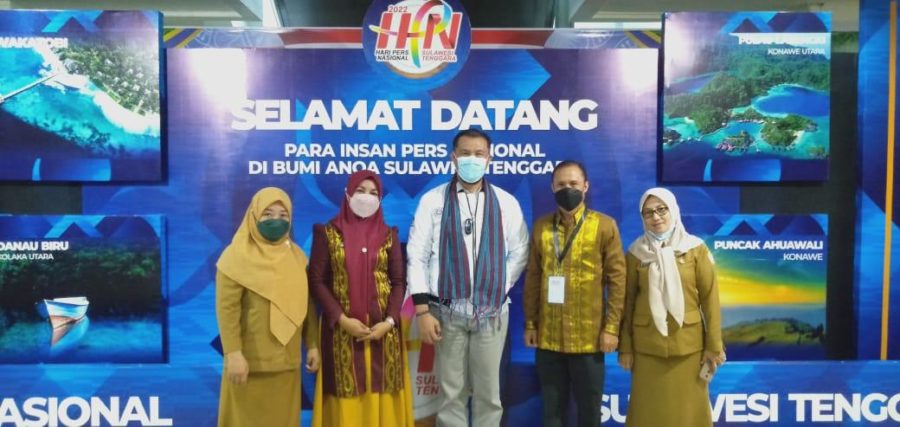 Diskominfotik Provinsi Gorontalo Hadiri HPN 2022 di Kendari