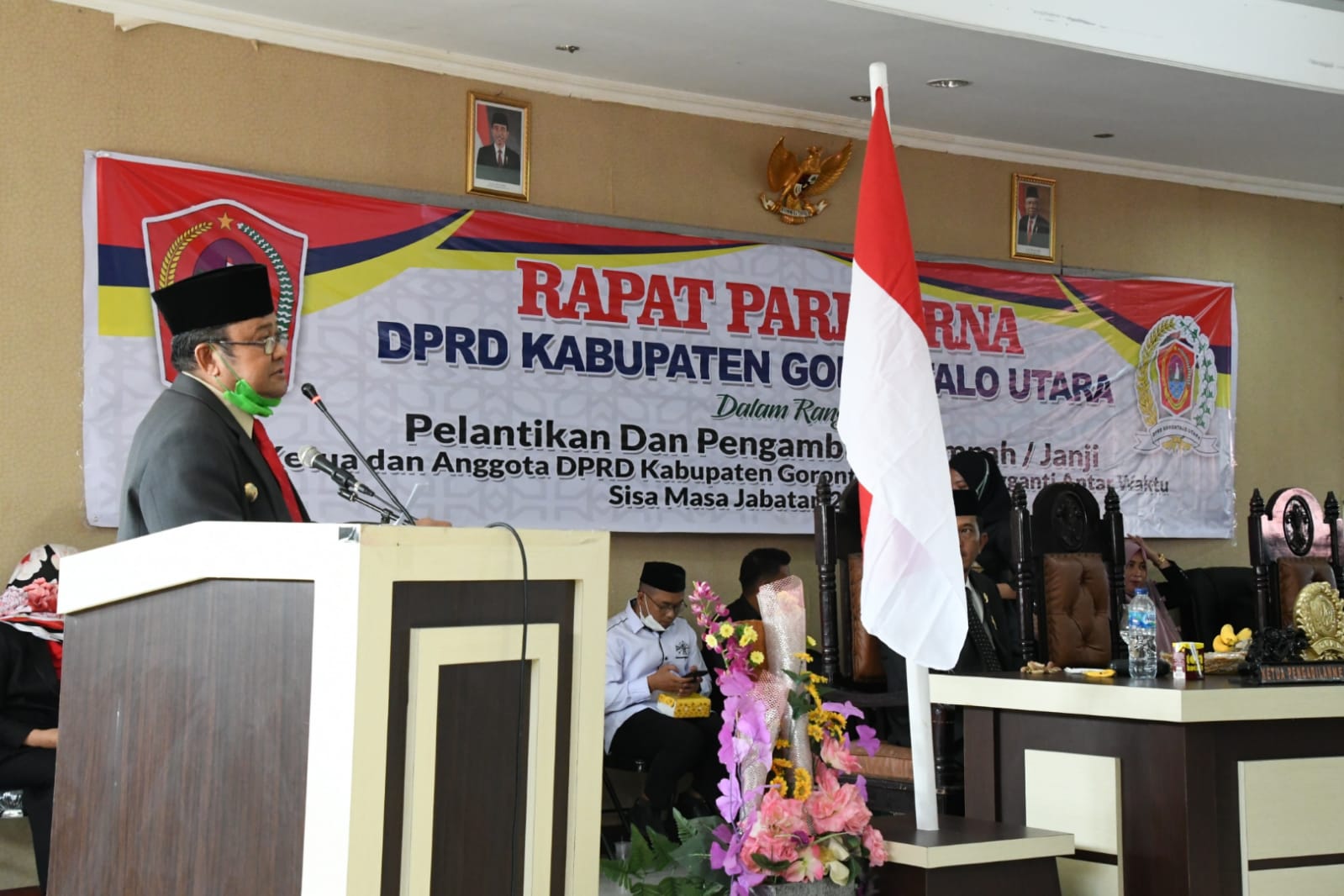 Pesan Indra Yasin Untuk PAW Ketua dan Anggota DPRD Gorut