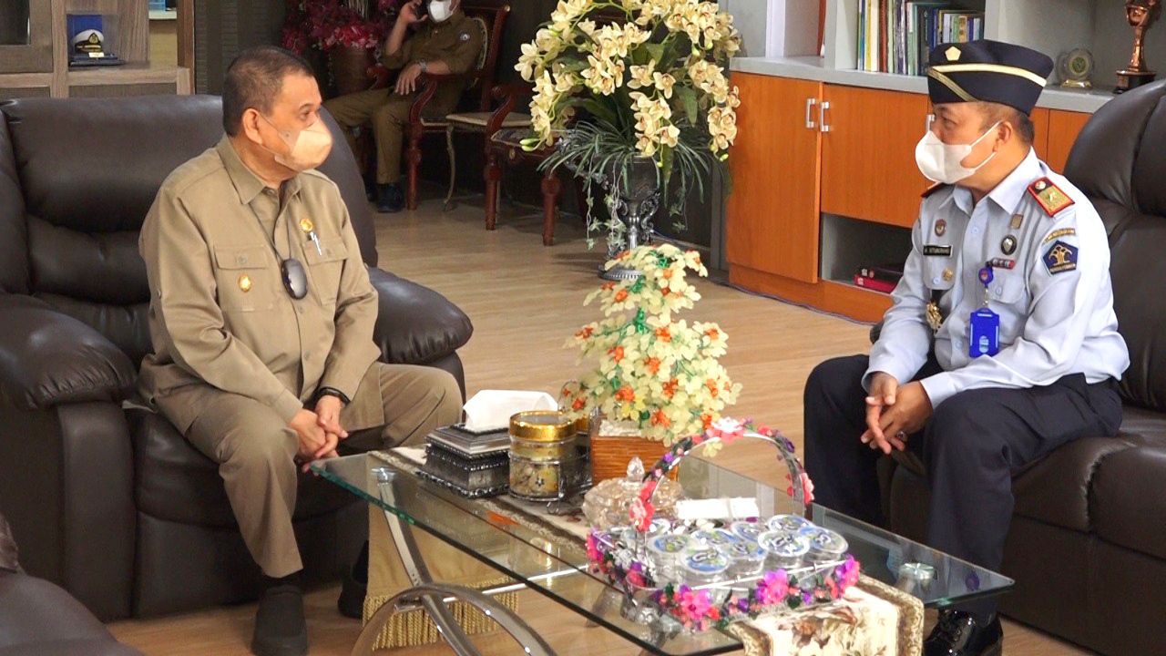 Kepala Kantor Wilayah Kemenkumham Berpamitan ke Wakil Gubernur Gorontalo