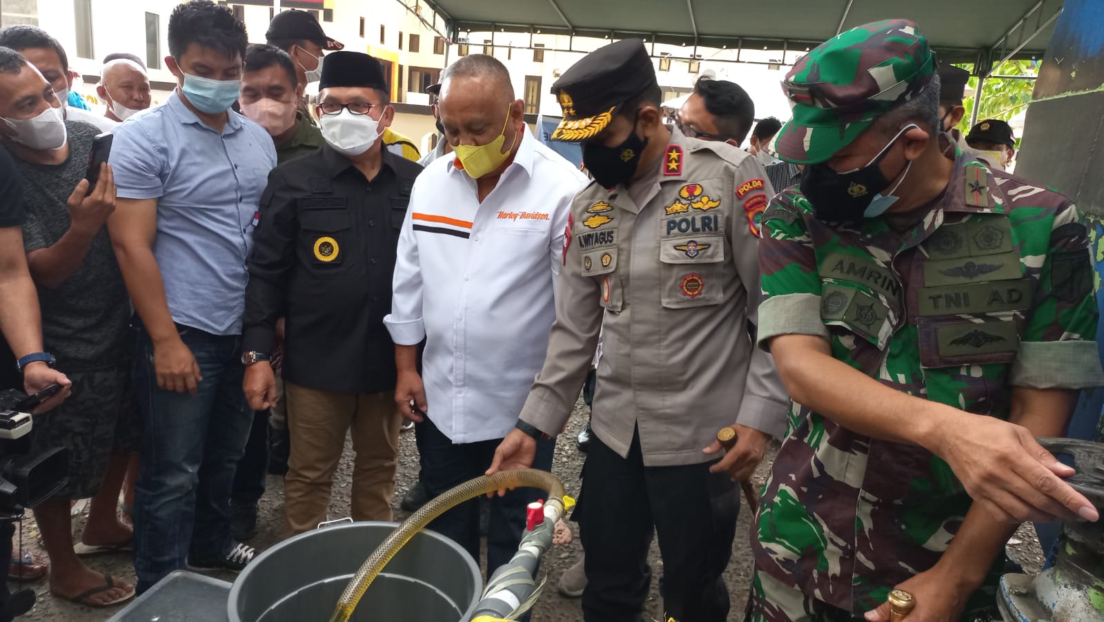 Kapolda Gorontalo awasi pendistribusian 20 ribu liter Minyak Goreng