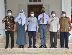 Dampingi Gubernur Gorontalo, Saipul Mbuinga Lepas Paskibraka Nasional Asal Pohuwato