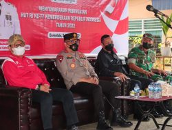 Kapolda Gorontalo Ikut Pencanangan Pembagian 10 Juta Bendera Merah Putih