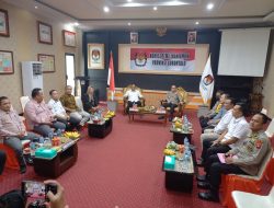 KPU Provinsi Gorontalo Apresiasi Kunjungan Kapolda Irjen Pol Helmy Santika