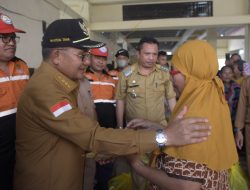 Korban Kebakaran di Pasar Biawu Terima Bantuan dari Pemerintah Kota Gorontalo