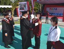 Rektor Eduart Wolok Kukuhkan Mahasiswa Baru UNG