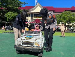 Jelang HUT Kemerdekaan RI Ke-77, Polda Gorontalo Gelar Vaksinasi Massal