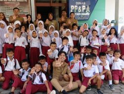 Puluhan Siswa SD di Kotamobagu Ikuti Sosialisasi Pencegahan Kekerasan Terhadap Anak