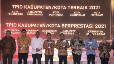 Kota Gorontalo Raih Penghargaan TPID Award Terbaik Antar Sulawesi Ketiga Kalinya