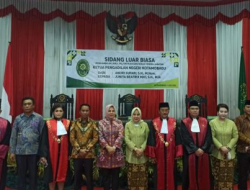 Tatong Bara Hadiri Pengambilan Sumpah dan Serah Terima Jabatan Ketua PN Kotamobagu