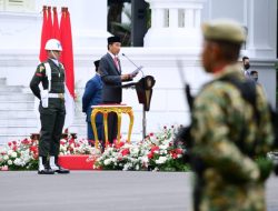 HUT ke-77 TNI, Presiden Jokowi : Suksesan Agenda Nasional