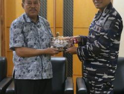 Pindah Tugas, Danlanal Letkol Homa Sugama Pamit kepada Pimpinan DPRD Provinsi Gorontalo