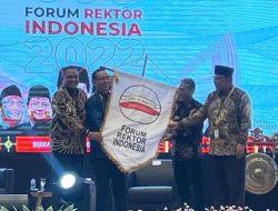 Rektor UNG Dikukuhkan Sebagai Wakil Ketua Forum Rektor Indonesia