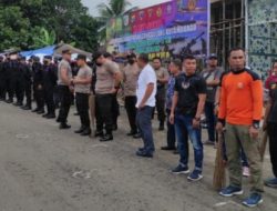 Pemkot Kotamobagu Bersama TNI-Polri Gelar Kerja Bakti di Pasar Genggulang