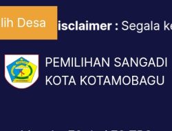 Pilsang Serentak Kotamobagu, Ini Daftar Calon Sangadi Peraih Suara Terbanyak di 15 Desa