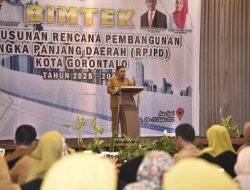 Wali Kota Tegaskan Penyusunan RPJPD Kota Gorontalo Harus Berkinerja dan Berorientasi Pada Hasil