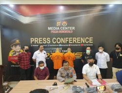 Ungkap Kasus Penganiayaan, Polda Gorontalo Gelar Press Conference