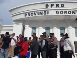 DPRD Provinsi Gorontalo Tanggapi Aksi Protes Warga Penambang