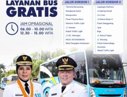 Catat! Ini Rute yang akan Dilalui Layanan Bus Gratis di Kotamobagu