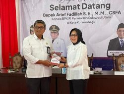 Wali Kota Kotamobagu Terima Kunjungan Kepala BPK Sulawesi Utara
