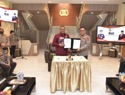 Polda Gorontalo Bersama UNG Tandatangani MoU