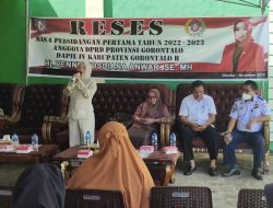 Anggota DPRD Provinsi Gorontalo Venny Anwar Tegaskan Siap Prioritaskan Aspirasi Warga Desa Bumela Terkait Benih dan Pupuk