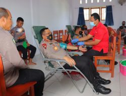 Jelang Hari Kesehatan Nasional, Kapolda Gorontalo Ikuti Donor Darah