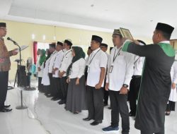 Sekda Roni Melantik PABPDSI Kecamatan Tilango Periode 2022-2028