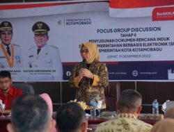 Buka FGD SPBE, Ini yang Disampaikan Wali Kota Kotamobagu